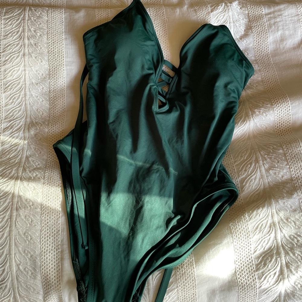 Green swimsuit repost